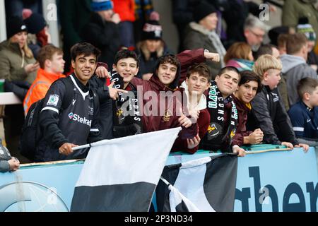 Newcastle le dimanche 5th mars 2023. Un groupe d'Argentins qui visitent le Royaume-Uni est photographié lors du match Gallagher Premiership entre Newcastle Falcons et London Irish à Kingston Park, Newcastle, le dimanche 5th mars 2023. (Photo : Chris Lishman | MI News) Credit : MI News & Sport /Alay Live News Banque D'Images