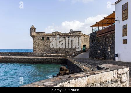 Fort Bateria de Santa Barbara à Puerto de la Cruz, Tenerife, îles Canaries, Espagne. Banque D'Images