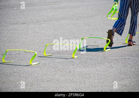 Accessoires pour l'entraînement sportif et la gymnastique pour rester en forme Banque D'Images