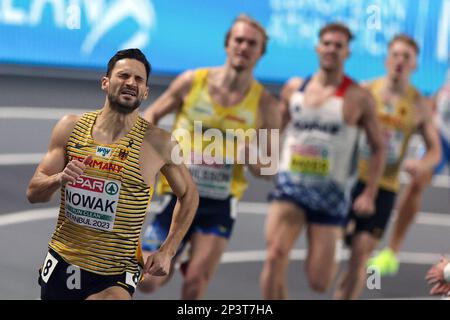 Istanbul, Turquie. 05th mars 2023. Athlétisme/salle : hommes de 1000 mètres. Tim Nowak, de l'Allemagne, en action. Credit: Oliver Weiken/dpa/Alay Live News Banque D'Images