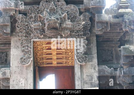 Photo de Pura Goa Lawah temple Bali Indonésie Banque D'Images