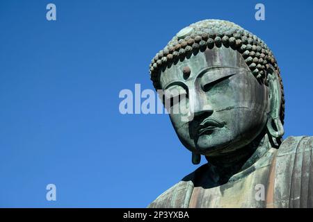 Grand bouddha à Kamakura, Japon Banque D'Images