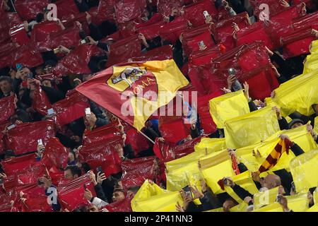 Rome, Italie. 05th mars 2023. Les fans de Roma pendant AS Roma vs Juventus FC, football italien série A match à Rome, Italie, 05 mars 2023 crédit: Agence de photo indépendante/Alamy Live News Banque D'Images