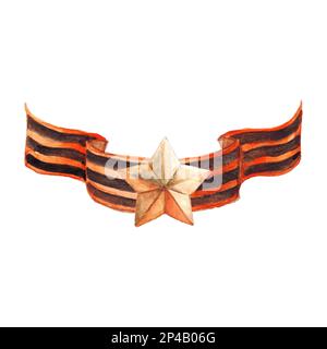 George ruban médaille 9 Mai la Grande guerre patriotique isolée. Banque D'Images