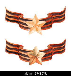 George ruban médaille 9 Mai la Grande guerre patriotique isolée. Banque D'Images