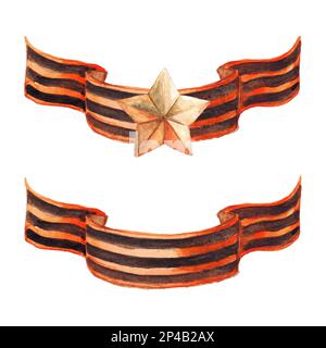 George ruban médaille 9 Mai la Grande guerre patriotique isolée. Banque D'Images