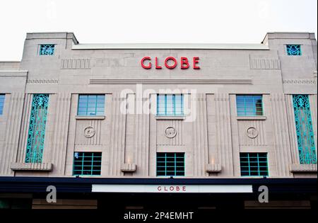 Le Globe Theatre remis à neuf, Stockton on Tees, Cleveland, Angleterre, The Beatle a joué ici en 1963 le dat John F Kennedy a été assiné Banque D'Images