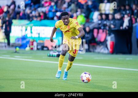 Silkeborg, Danemark. 05th mars 2023. Ernest Nuamah (37) du FC Nordsjaelland vu lors du match Superliga de 3F entre Silkeborg IF et le FC Nordsjaelland au parc JYSK à Silkeborg. (Crédit photo : Gonzales photo/Alamy Live News Banque D'Images