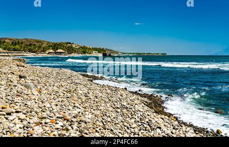 El Tunco Beach, en El Salvador, en Amérique centrale Banque D'Images