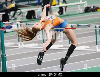 Britt Weerman des pays-Bas lors des Championnats européens d'athlétisme en salle 2023 sur 5 mars 2023 à l'aréna Atakoy à Istanbul, Turquie - photo Laurent Lairys / DPPI Banque D'Images