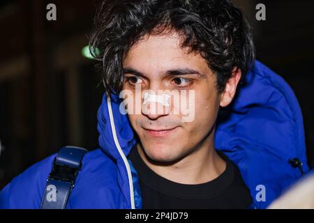 Milan, Italie. 05th mars 2023. Tananai assiste au Che Tempo Che Fa TV Show sur 05 mars 2023 à Milan, Italie (photo par Alessandro Bremec/NurPhoto) Credit: NurPhoto SRL/Alamy Live News Banque D'Images