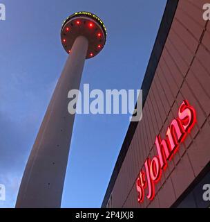 Centre commercial St Johns Liverpool, 125 St George's Way, Liverpool, Merseyside, Angleterre, Royaume-Uni, L1 1LY Banque D'Images