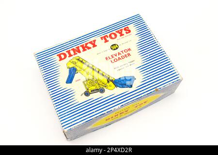 Dinky Toys élévateur chargeur véhicule agricole boîte à jouets modèle no 564 Banque D'Images