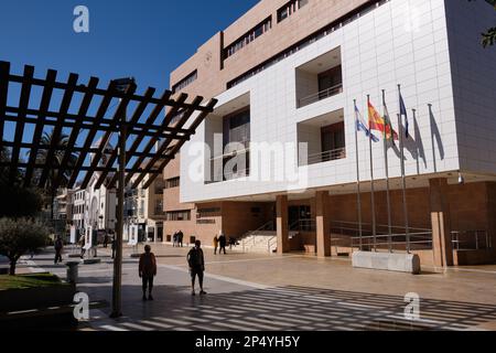 Hôtel de ville de Fuengirola sur la Plaza de España. Province de Málaga, Espagne. Banque D'Images