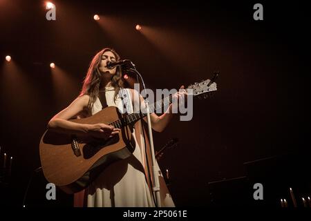 Copenhague, Danemark. 01st, février 2023. Le chanteur, compositeur et musicien américain Weyes Blood interprète un concert à VEGA à Copenhague. (Crédit photo: Gonzales photo - Thomas Rasmussen). Banque D'Images