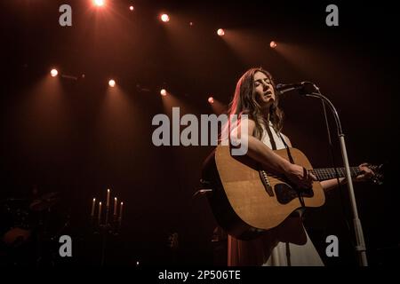 Copenhague, Danemark. 01st, février 2023. Le chanteur, compositeur et musicien américain Weyes Blood interprète un concert à VEGA à Copenhague. (Crédit photo: Gonzales photo - Thomas Rasmussen). Banque D'Images