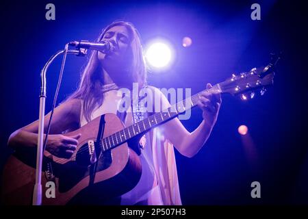 Copenhague, Danemark. 01st, février 2023. Le chanteur, compositeur et musicien américain Weyes Blood interprète un concert à VEGA à Copenhague. (Crédit photo: Gonzales photo - Thomas Rasmussen). Banque D'Images