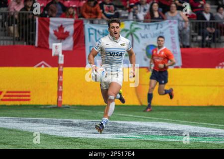 5 mars 2023, Vancouver, Vancouver/Canada, Canada : VANCOUVER, CANADA - MARS 05: Demi-finale match entre l'Argentine et l'Irlande les 2023 Canadiens Sevens de rugby au stade BC place à Vancouver, Canada. (Credit image: © Tomaz Jr/PX Imagens via ZUMA Press Wire) USAGE ÉDITORIAL SEULEMENT! Non destiné À un usage commercial ! Banque D'Images