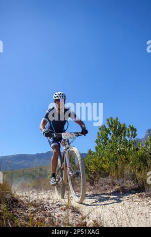 VTT à l'ABSA Cape Epic Banque D'Images