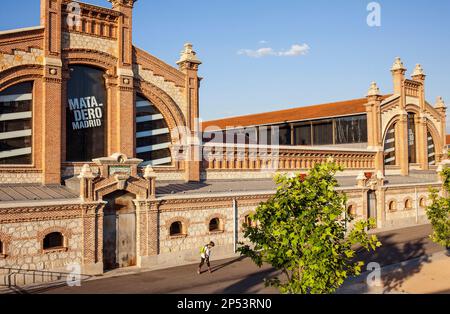 Matadero Madrid, Rio Park. Madrid, Espagne. Banque D'Images