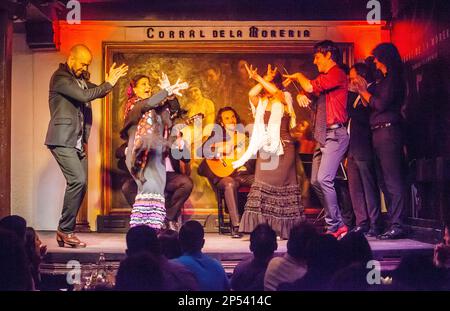 Corral de La Moreria,Tablao Flamenco Calle Moreria,17. Madrid. Espagne Banque D'Images