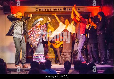 Corral de La Moreria,Tablao Flamenco Calle Moreria,17. Madrid. Espagne Banque D'Images