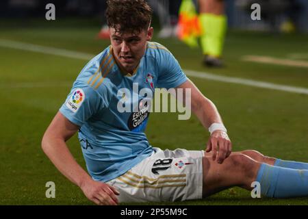 Pampelune, Espagne. 6th mars 2023. Sports. Football. Pendant le match de football de la Liga Santander entre CA Osasuna et RC Celta a joué au stade El Sadar à Pampelune (Espagne) sur 6 mars 2023. Crédit: Iñigo Alzugaray/Alamy Live News Banque D'Images