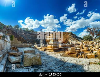 Ville ancienne de Stratonikeia à Eskihisar, Mugla, Turquie. Banque D'Images