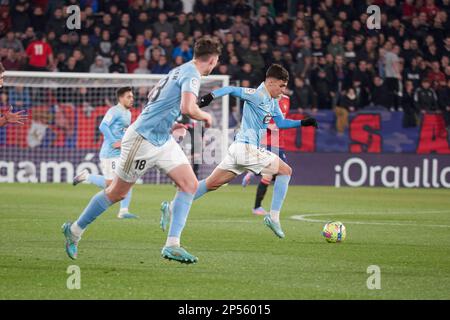 Pampelune, Espagne. 6th mars 2023. Sports. Football. La Liga Santander entre CA Osasuna et RC Celta a joué au stade El Sadar à Pampelune (Espagne) sur 6 mars 2023. 900/Cormon Press Credit: CORMON PRESS/Alay Live News Banque D'Images