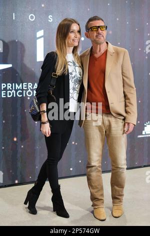 Madrid, Espagne. 06th mars 2023. Nicole Kimpel et Antonio Banderas assistent à la cérémonie de remise des prix de la Galia à Madrid. Crédit : SOPA Images Limited/Alamy Live News Banque D'Images