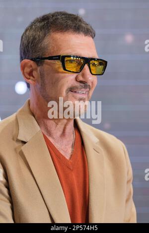 Madrid, Espagne. 06th mars 2023. Antonio Banderas participe à la soirée de présentation des prix de la Galia à Madrid. Crédit : SOPA Images Limited/Alamy Live News Banque D'Images