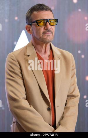 Madrid, Espagne. 06th mars 2023. Antonio Banderas participe à la soirée de présentation des prix de la Galia à Madrid. Crédit : SOPA Images Limited/Alamy Live News Banque D'Images