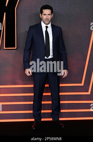 6 mars 2023, Londres, Royaume-Uni. Scott Adkins arrive à la première de John Wick Chapitre 4 Royaume-Uni, Cineworld Leicester Square, Londres. Crédit : Doug Peters/EMPICS/Alamy Live News Banque D'Images