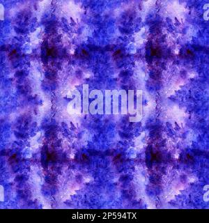 Aquarelle lavande violet fleur violet sans couture motif texture arrière-plan. Banque D'Images