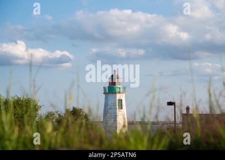 Phare historique Old point Comfort à Hampton va Banque D'Images