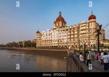 Hôtel Taj Mahal Palace à Mumbai, Inde Banque D'Images