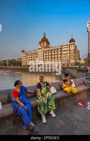 Hôtel Taj Mahal Palace à Mumbai, Inde Banque D'Images