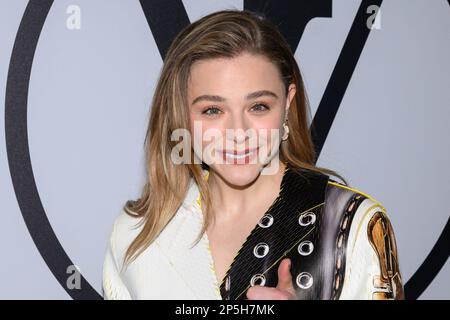 Chloë Grace Moretz participe au salon Louis Vuitton Weinenswear automne hiver 2023-2024 dans le cadre de la semaine de la mode de Paris sur Marsh 6, 2023 à Paris, France. Photo de Laurent Zabulon/ABACAPRESS.COM Banque D'Images