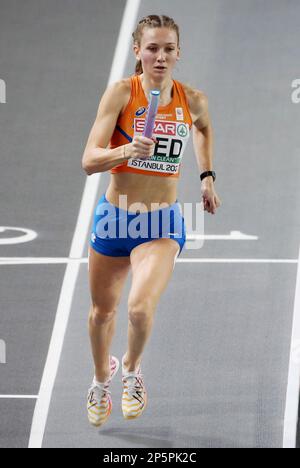 Istanbul, Turquie - 05/03/2023, Femke bol des pays-Bas, finale 4X400 m