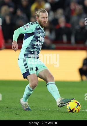 Londres, Angleterre, 6th mars 2023. Tim Ram de Fulham lors du match de la première Ligue au stade communautaire Gtech, Londres. Le crédit photo devrait se lire: Paul Terry / Sportimage Banque D'Images