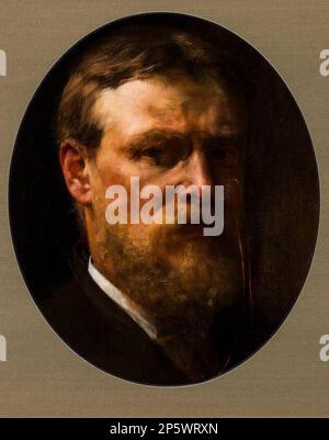 Autoportrait, sir Lawrence Alma-Tadema (Dronrijp, pays-Bas, 1836 - 1912) 1883 Banque D'Images