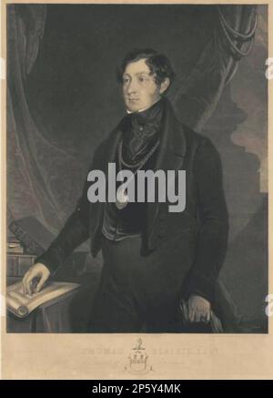 Portrait de Sir Thomas Blaikie (1802-1861), Robert Moore Hodgetts (Londres, Angleterre, 1826 - 1841) 1841 Banque D'Images