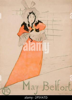 May Belfort, Henri de Toulouse-Lautrec (Albi, France, 1864 - 1901) 1895 Banque D'Images