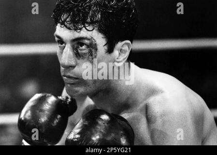 RAGING BULL 1980 United Artists film avec Robert De Niro Banque D'Images