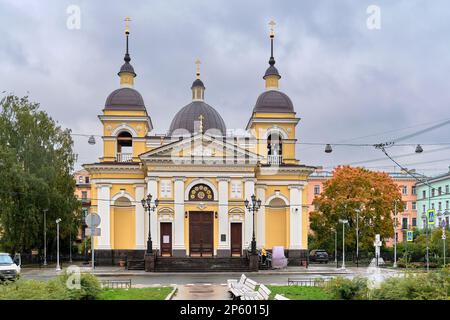 6th, rue Sovetskaya, place Rozhdestvenskiy, église de la Nativité sur les sables, reconstruite en 2017-2020, objet du patrimoine culturel : Saint Saint-Pétersbourg, Banque D'Images