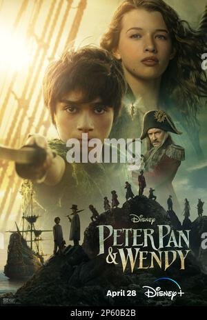 Affiche Peter Pan et Wendy Alexander Molony et Ever Anderson Banque D'Images