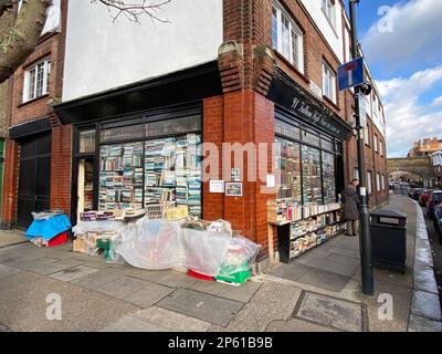 Hurlingham Books, Fulham, Londres, Royaume-Uni Banque D'Images