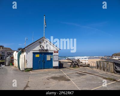 Ville balnéaire de Bude dans le nord-est de Cornwall, Angleterre Banque D'Images