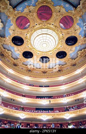 Gran Teatre del Liceu, l'opéra, La Rambla, Ciutat Vella, Barcelone, Espagne Banque D'Images