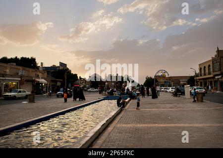 L'Asie, l'Iran, Amir Chakhmaq Yazd, square Banque D'Images